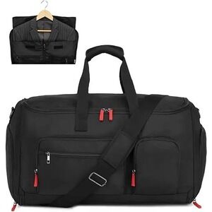 Seyfocnia Travel Garment Duffle Bags, Carry on Garment Bag for Men Women, 2 in 1